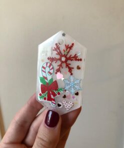 Large Cabochon Gemstone Resin Casting Silicone Mold with Hole 6-Cavity with Jewelry Making Supplies Set for Polymer Clay Crafting, Epoxy, Necklace Pendant Earrings Keychain Craft 45 61u2Pu LLWL