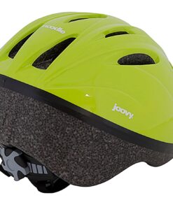 Joovy Noodle Bike Helmet for Toddlers and Kids Aged 1-9 with Adjustable-Fit Sizing Dial, Sun Visor, Pinch Guard on Chin Strap, and 14 Vents to Keep Little Ones Cool (Small, Greenie) Small 17 61u5IXUjQCL