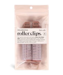 Kitsch Instant Volumizing Hair Clips for Women - Hair Roller Clips with Velcro Roller | Clip for Hair Volume & Curl | Easy to Use Volume Hair Clips for Root Lift of All Hair Type | Curl Clips, 2 Pcs 20 61u5ZREmMhL