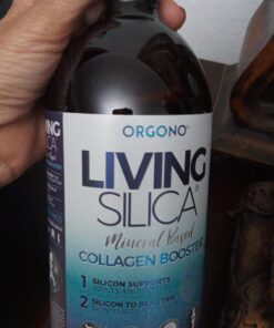 Orgono Living Silica Collagen Booster Liquid | Vegan Collagen Boosting Drink | Supports Healthy Collagen and Elastin Production for Joint & Bone Support, Glowing Skin, Strong Hair & Nails. 33.85 Fl Oz (Pack of 1) 22 61u5pXLD62L 2