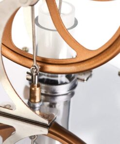 Sunnytech Low Temperature Stirling Engine Motor Steam Heat Education Model Toy Kit (LT001) Gold 14 61u62Qsk0mL