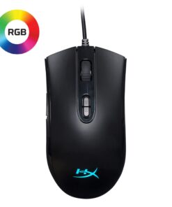 HyperX Pulsefire Core - RGB Gaming Mouse, Software Controlled RGB Light Effects & Macro Customization, Pixart 3327 Sensor up to 6,200DPI, 7 Programmable Buttons, Mouse Weight 87g,Black Black 21 61u6bo3xGFL