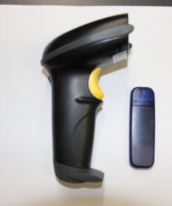 NADAMOO Wireless Barcode Scanner 328 Feet Transmission Distance USB Cordless 1D Laser Automatic Barcode Reader Handhold Bar Code Scanner with USB Receiver for Store, Supermarket, Warehouse Gray 25 61u8KR30atL