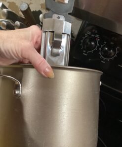 Candy Thermometer Deep Fry/Jam/Sugar/Syrup/Jelly Thermometer with Hanging Hook Cooking Thermometer Food Thermometer Quick Reference Temperature & Pot Clip Silver 32 61uB1O0ZedL