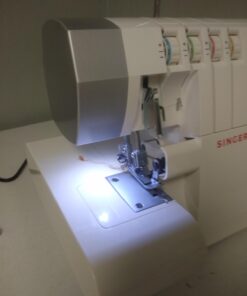 SINGER | ProFinish 14CG754 2-3-4 Thread Serger with Adjustable Stitch Length, & Differential Feed - Sewing Made Easy,White 63 61uCF65wWzL