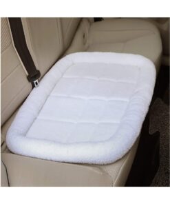 Amazon Basics 35-Inch Padded, Dog & Pet Bolster Bed, White, 35.04"L x 22.05"W x 2.76"H 35.0"L x 22.1"W x 2.8"Th 23 61uDDZ9 8mL