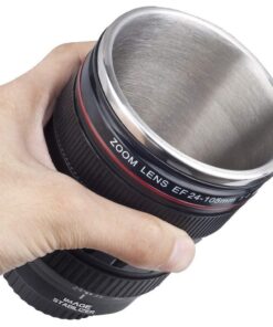 Caniam Camera Lens Coffee Cup, Travel Mug - Camera Eos 24-105Mm Model Stainless 400Ml Thermos 23 61uHR WHhDL