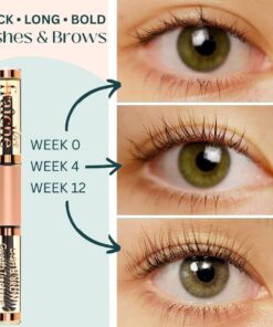 USDA Organic Castor Oil - All Natural Cold Pressed Castor Oil Eyelash Growth Serum with Mascara Tube - Eyelash Conditioner Lash Boost Serum 23 61uI f SFLL