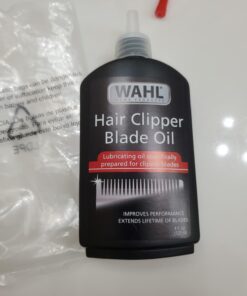 Wahl Premium Hair Clipper Blade Lubricating Oil for Clippers, Trimmers, & Blade Corrosion for Rust Prevention – 4 Fluid Ounces – Model 3310-300A 4 Fl Oz (Pack of 1) 21 61uIg84OSrL