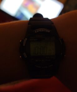 Timex Men's T5K463 Expedition Atlantis Black Resin Strap Watch 23 61uJwOjVqL