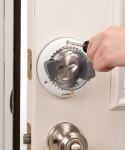 Safety 1st Secure Mount Deadbolt Lock,White 17 61uJzdK1VwL