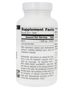 Source Naturals Niacinamide 1500mg Vitamin B-3 Timed Release Energy Support - 100 Tablets 6 61uLFD7WZrL