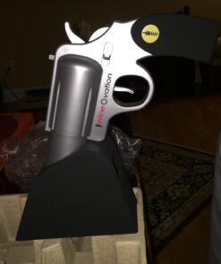 WineOvation Electric Gun Wine Opener (Silver) - Open your Wine Bottle fast and without hassle - Best Electronic Automatic Corkscrew for Gun Enthusiasts and Wine Lovers - Rechargeable Battery Operated a_Wine Gun Silver 43 61uLn JvuL