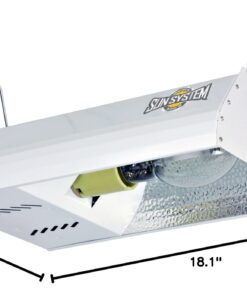 Sun System Grow Lights - Blazer - Double End | Metal Halide / HPS | Reflector - For Hydroponic and Greenhouse Plant Use 15 61uM9fe8q5L