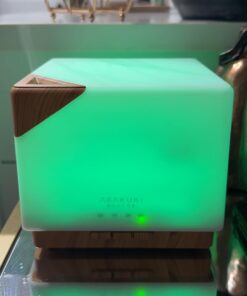 ASAKUKI 700ml Premium Essential Oil Diffuser, 5 in 1 Ultrasonic Aromatherapy Fragrant Oil Vaporizer Humidifier, Timer and Auto-Off Safety Switch, 7 LED Light Colors Light Wood 33 61uO7WTNXTL