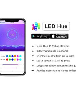 ELlight LED Strip Lights with APP, Dream Color 32.8ft LED Lights with Multicolor Chasing, Waterproof RGB Rope Lights Kit, 300 LEDs SMD 5050 Flexible Strip Lighting for Home Kitchen 28 61uPBINiuUS