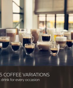 PHILIPS Saeco Xelsis Super Automatic Espresso Machine - LatteDuo Milk System, 15 Coffee Varieties, 6 User Profiles, Touchscreen, Black & Titanium, (SM7684/04) 25 61uVukgHGkL