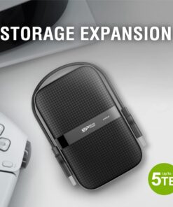 Silicon Power 2TB Rugged Armor A60 Military-grade Shockproof/Water-Resistant USB 3.0 2.5" External Hard Drive for PC, Mac, Xbox One, Xbox 360, PS4, PS4 Pro and PS4 Slim, Black 14 61uW5kzOJL 1