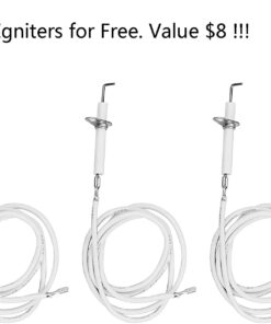 Hisencn Replacement Parts for Chargriller 5050, 3001, 5650, 3008, 3030, 4000, King Griller 5252 Grill, Stainless Steel Burner Tube, Heat Plate Tent, Ignitor for Chargriller Parts Replacement Silver 25 61uZbQLyZ3L