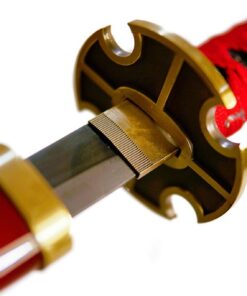 Large 40" Red One Piece Roronoa Zoro Carbon Steel Sword Anime Cosplay Costume 7 61uaLOb pRL