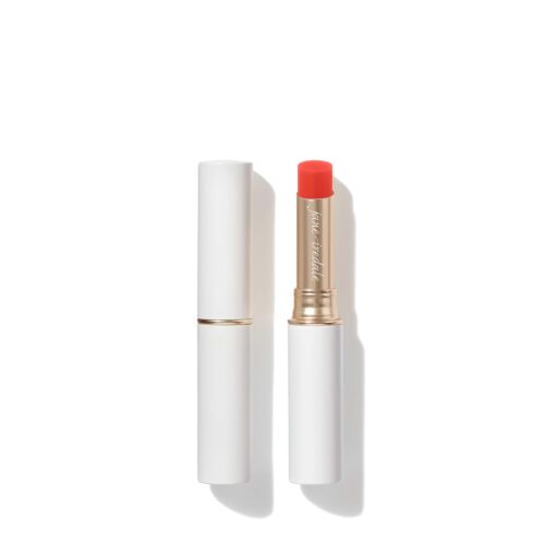 jane iredale Just Kissed Lip And Cheek Stain, PH-Activated Formula Delivers Long-Lasting Custom Color With Hydrating Botanical Oils, Cruelty-Free Forever Red