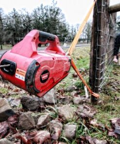 WARN 885005 PullzAll Cordless 24V DC Portable Electric Winch with Steel Cable and 2 Rechargeable Battery Packs: 1/2 Ton (1,000 lb) Pulling Capacity, red 14 61ubc7f96L