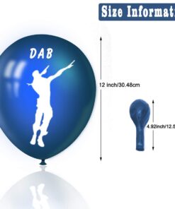 Alternative view of 60PCS Gaming Party Latex Balloons - 12 inches Happy Birthday Big Solid Balloons for Party Supplies Decoration Birthday Party Favors, With 1 PCS Loving-type Balloon-6 Colors