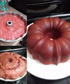 USA Pan Bakeware Nonstick Fluted Tube Cake Pan, Aluminized Steel 10-Inch 38 61ufXmTyuHL