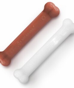 Nylabone Classic Power Chew Toys Twin Pack - Dog Toys for Aggressive Chewers - Tough & Durable Dog Bones for Large Dogs - Bacon and Chicken Flavors, Large/Giant (2 Count) Large/Giant - Up to 50 lbs. Variety 28 61ufcii 6OL 2
