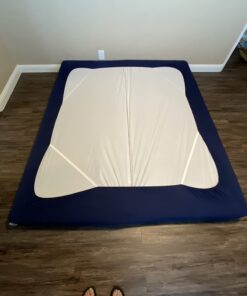 Linenspa Box Spring Encasement King, Complete Protection with Zipper, Waterproof Box Spring Protector King, White 10" Depth 13 61uhpKP3i0L