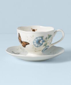 Lenox Porcelain 812099 Butterfly Meadow Monarch Cup And Saucer Cup/Saucer 11 61ujKS9z2AL