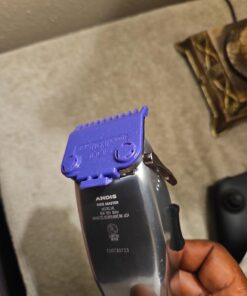 Andis 01410 Professional Master Clipper Guards - Dual Magnet Comb Set – Small, fits for MBA, MC-2, ML, PM- & PM-4, Waterproof – Purple, Set of 5 5-Comb Set 20 61ujwEVovL