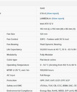Seasonic FOCUS Plus 850 Gold SSR-850FX 850W 80+ Gold ATX12V & EPS12V Full Modular 120mm FDB Fan Compact 140 mm Size Power Supply 60 61ulV5DEDRL 1