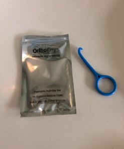 OrthoKey Retainer & Aligner Removal Tool - Dental-Grade Orthodontic Supplies for Invisible Braces, Cleaning & Travel - Bracket & Denture Remover (2-Pack) Blue Blue 2-Pack 48 61unGktMl8L 1
