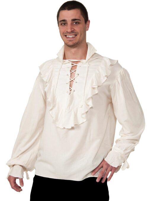 Rubies Costume Adult Pirate Shirt Costume Extra Large As Shown Swiftsly 4011
