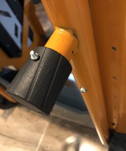 Bora Portamate - PM-8000 Miter Saw Stand Work Station | Mobile Rolling Table Top Workbench | Orange & Grey with Folding Wing Extensions Orange/Black 63 61upTKiYP4L