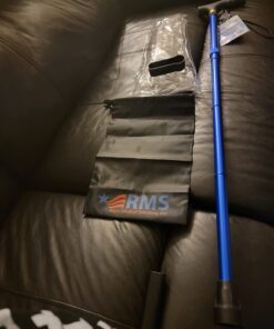 RMS Folding Cane - Foldable Walking Cane with Adjustable Height - Collapsible and Lightweight - Soft Ergonomic Handle for Comfortable Grip - Portable Walking Stick for Mobility Aid Blue 24 61upUdPT5SL