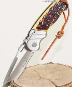 Alternative view of Elk Ridge 8.5" Bone Gentleman Spring Assisted Open Hunting Folding Pocket Knife