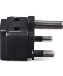 OREI South Africa Power Adapter - Type M Plug Adapter Compatible with South Africa, Botswana, Namibia & More - 2 in 1 US to South Africa Power Adapter - CE Certified, RoHS Compliant 2 Pack,Black Color Type M - South Africa 14 61uqX Nxr8L