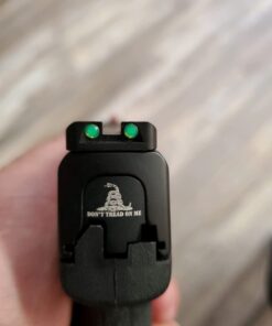 TRUGLO Fiber-Optic Handgun Night Sight | Compact Durable Snag-Resistant High-Visibility Red Front & Green Rear Sight for Handguns Smith & Wesson M&P Set 41 61urGxhr28L 2