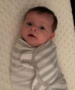 SwaddleMe Original Swaddle – Size Small, 0-3 Months, 2-Pack (Grey Dot Stripe) Grey Dot Stripe 21 61urQswjdIL