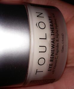 TOULON Eye Cream for Dark Circles, Puffiness and Wrinkles. Reduces Fine Lines with Vitamin C, Peptides & Alpha Hydroxy Acid. Minimizes Crows Feet, Puffy Eyes and Bags 42 61usUc7UQzL