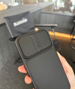 Simtect Designed for iPhone 14 Pro Max Case with Sliding Camera Cover, Shockproof & Mil-Grade Protective Phone Case for iPhone 14 Pro Max 6.7"- Black 1. Space Black 77 61uscUxzlL 1