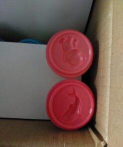 KIDDY DOUGH 40 Pack of Birthday Party Favors Bulk Dough & Clay Pack - Includes Molded Animal Shaped Lids + 40 Shapes & Numbers Dough Tools - Holiday Edition - (1oz Tubs - 40oz Total), Multi Color 29 61utmDNIEL