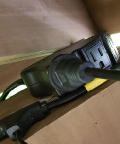 BN-LINK Outdoor Indoor Wireless Remote Control 3-Prong Outlet Weather Proof Heavy Duty 15 AMP Compact (Black) 3 Grounded Outlets with Remote 6-inch Cord 100ft Range ETL Listed 131R 51 61uuP4nzbWL