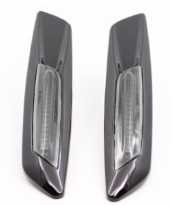 Alternative view of Paision Gloss Black Type+smoked Lens LED Fender Side Marker Turn Signal Light for BMW 3/5 Series E90 E91 E92 E93 E60 E61