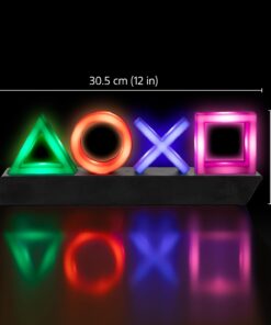 Paladone Playstation Controller Icons Light with 3 Light Modes - Sound Reactive, Dynamic Phasing, and Standard Mode - Gaming Desk Accessories and Game Room Decor 20 61uwg4C4asL