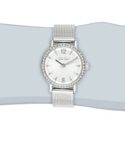 Bulova Women's 43L170 Caravelle New York Crystal-Accented Stainless Steel Watch with Mesh Bracelet 5 61uwiV2hCL