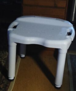 Carex Universal Bath Seat and Shower Chair - Bath Chair Supports Up To 400 Pounds - Adjustable Height Shower Bench, Plastic Stool For Shower, Shower Seat 45 61uxsHvVZQL