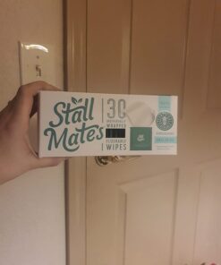 Stall Mates Wipes - Flushable Wipes | Individually Wrapped | Travel Friendly | Unscented with Vitamin-E & Aloe | (30 on-the-go singles) 30 Count (Pack of 1) 31 61uz1dL3pRL